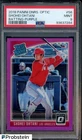 2018 Donruss Optic Purple Prizm #56 Shohei Ohtani Batting RC Rookie PSA 9 MINT