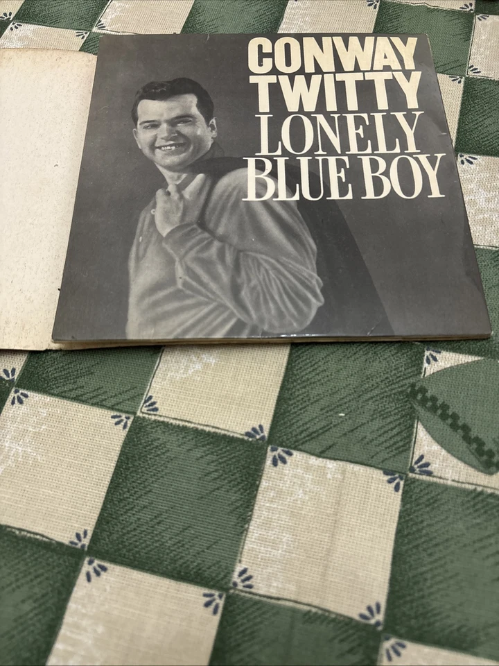 Conway Twitty EP LONELY BLUE BOY 7" 45 ITA M/M - Imagen 4 de 4