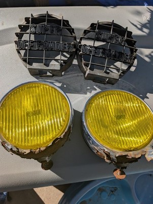 JDM USED IPF Super Off Roader Fog Lights  Set of 2- 8''FOR PARTS PLEASE READ