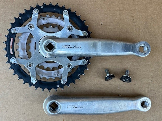 Shimano Deore LX Fc-m569 Mountain Bike Crankset 175mm for sale