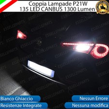 COPPIA LUCI RETROMARCIA 135 LED P21W BA15S CANBUS 3.0 ALFA ROMEO GIULIETTA 6000K