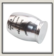 1.57in Mini Silver Pet Memorial Small Urn for Dog Cat Ashes Stainless Steel