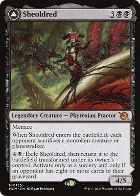 x1 Sheoldred // The True Scriptures MOM MTG 125 MYTHIC M/NM 1x