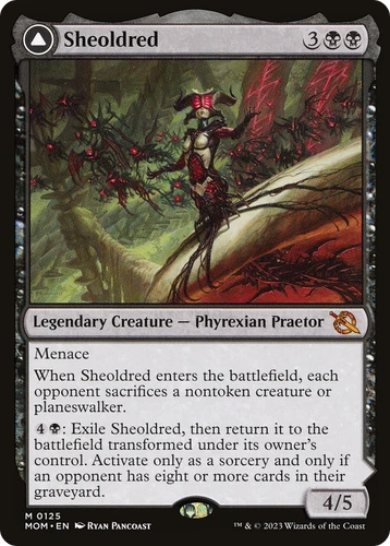 x1 Sheoldred // The True Scriptures MOM MTG 125 MYTHIC M/NM 1x
