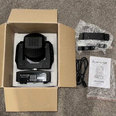 Eliminator Stealth Spot 60 Watt LED DMX Moving Head Spot Light (Open Box)