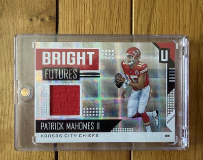 Panini NFL Memorabilia Card Lot 3 - Mahomes, T.J. Watt, Burrow (2018/2021) - Image 1 of 4