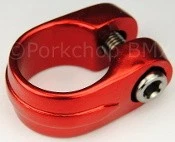 Suntour style BMX bicycle seat clamp - 28.6mm (1 1/8") - RED