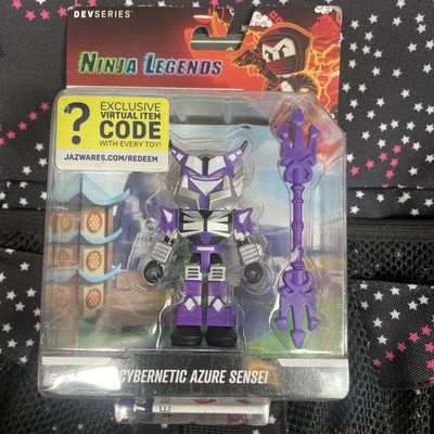 Devseries Ninja Legends Cybernetic Azure Sensei 3'' Action - FREE CODE- NIB