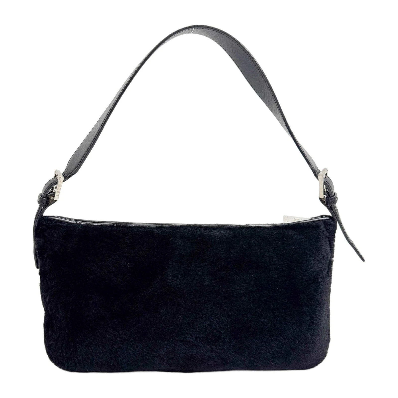 Loewe — LOEWE Black Faux Fur Shoulder Bag