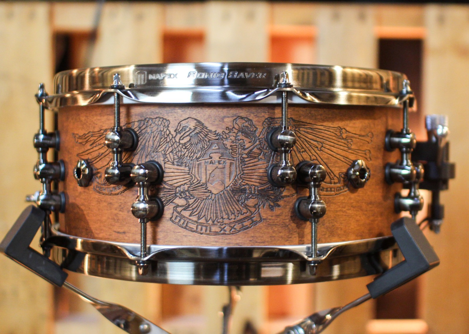 Mapex 12x5.5 Black Panther Design Lab Chris Adler "Warbird" Snare Drum