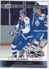 17/18 UD..BORJE SALMING..CENTENNIAL STANDOUTS..CARD # CS-73..MAPLE LEAFS