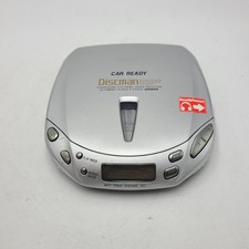 Sony Discman Portable CD Player Silver D-E456CK ESP2 Car Ready Vintage Tech