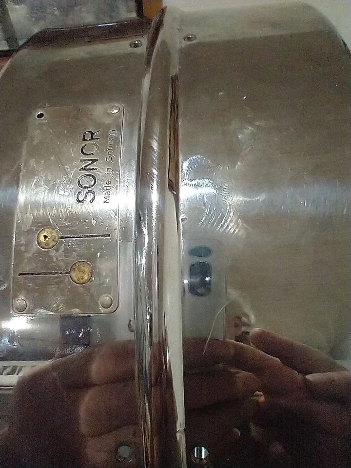 Tambor Sonor Lágrima Cromo 8 Tacos 5x14 Carcasa De Colección Años 60 Alemania Occidental Parte Foto 3 de 4