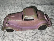 Hubley 404 Purple 1934 Ford Coupe Vtg See Pics Toy Collectible