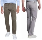 English Laundry Men's 5-Pocket Pants Straight Fit Stretch Lightweight Gray/Green