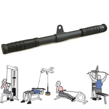 Straight Bar, Pull Down Bar 360 Rotating, Lat Pulldown Attachments Cable Atta...