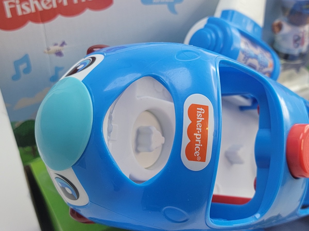 Fisher Price Little People Travel Together Airplane W/ Pilot Kurt