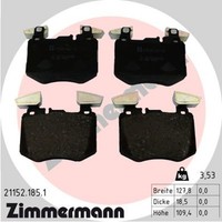 Bremsbelagsatz Scheibenbremse Zimmermann 21152.185.1 FüR Mercedes Glc X253 C253