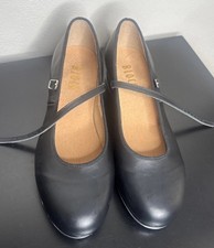 Bloch Women s Size 9.5 2H Leather Mary Jane Techno Tap Dance Shoes Black