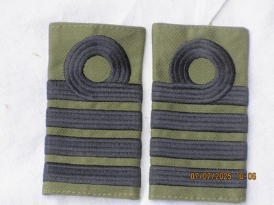 Rangschlaufen ROYAL NAVY,  CAPTAIN ,englische Marine,schwarz/oliv