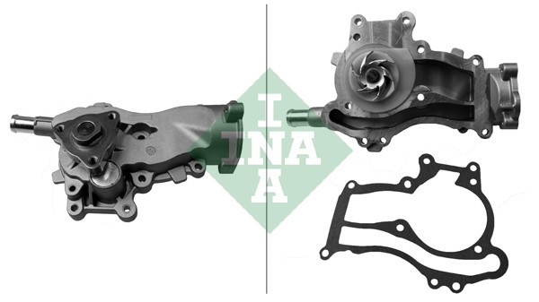 Water Pump fits VAUXHALL CORSA D, E 1.0 1.2 1.4 2006 on Coolant INA 1334128 New