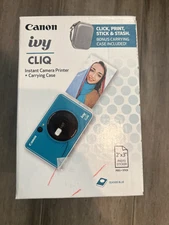 Canon Ivy CLIQ+ Instant Camera Printer Seaside Blue New