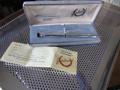 GARLAND BALL  PEN  HERLION GUARANTEE NEW ON BOX  -  BLUE  INK