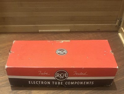 Vtg RCA Electron Tube Factory Box Components NOS Marion IN MKS623B