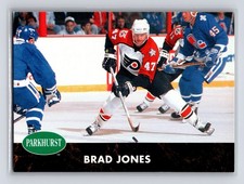 1991-92 Parkhurst - Brad Jones #127 (RC) Philadelphia Flyers Hockey Card