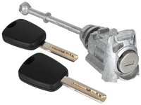 Citroen C5 III 2008- Einsatz Vorderer TüRschloss Links + 2 SchlüSsel
