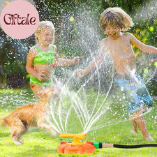 Water Sprinkler for Kids Toddlers Sprinklers with Roating Spray Nozzles Attaches