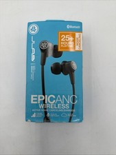 JLab Epic ANC Wireless Noise Cancelling InEar Headphones Bluetooth Black Earbuds