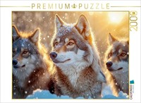 Calvendo Puzzle Vigilant In The Snow | 2000 Pieces, Finished Size 35.4 × 26.4 In