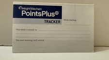 Weight Watchers Points Plus Weekly One Tracker Paper Log Journal