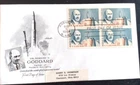 ROBERT GODDARD FATHER ROCKETRY ROSWELL NEW MEXICO 1964 ARTMASTER CACHT BLOCK FDC