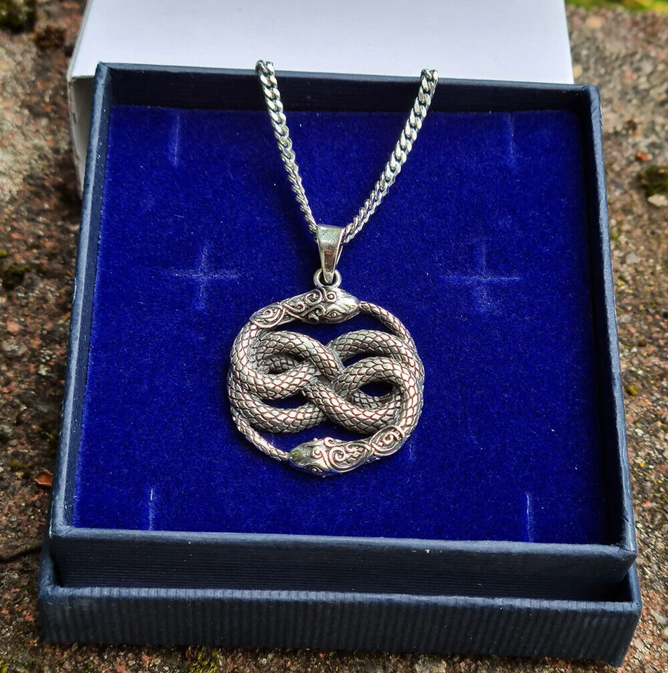 Auryn Aurin Anhänger 925 Silber + Kette Atreyu Unendliche Geschichte - Bild 2 von 4