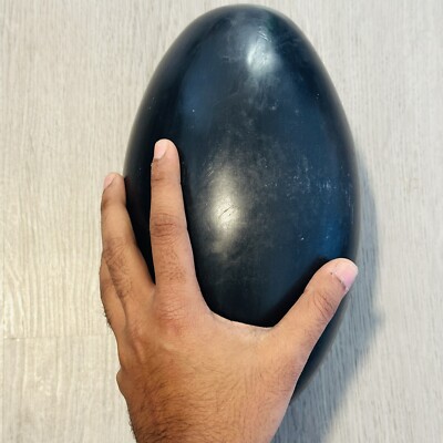 Big 10  Black Shiva Lingam stone from Narmada River, India - B.10.3