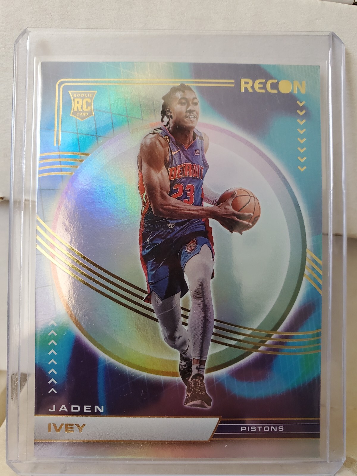 Jaden Ivey 2022-23 Panini Recon #203 Holo Parallel SP Rookie Card RC