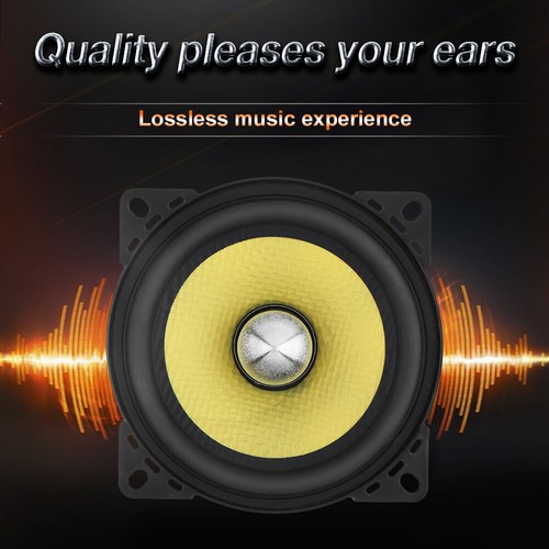 1x 4" 200W 93dB Universal Auto HiFi Koaxial Lautsprecher Fahrzeug Tür Auto Lautsprecher - Bild 8 von 12