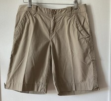Vintage Ladies Eddie Bauer Khaki Convertible Length Outdoor Shorts Size 6
