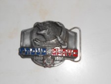 NEW VFW BELT BUCKLE PROUD TO SERVE 1989 1990