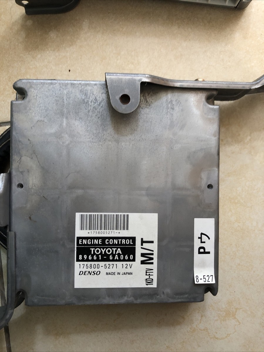 toyota Landcruiser ECU 175800-5271 89661-6a060 J12 3.0 D4D | eBay UK