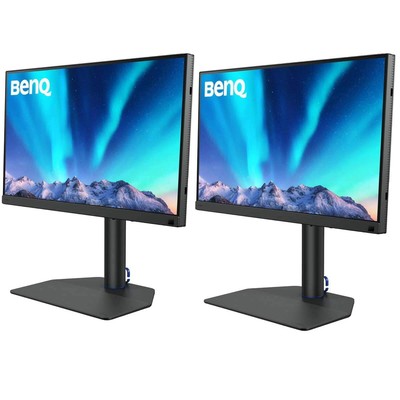 BenQ SW272Q 27'' 16:9 2K Adobe RGB PhotoVue Photographer IPS LED HDR Monitor 2-PK