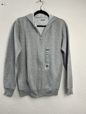 Jerzees Mens Size XL Full-Zip Pocket Warm Comfort Hooded Sweatshirt Skate Street