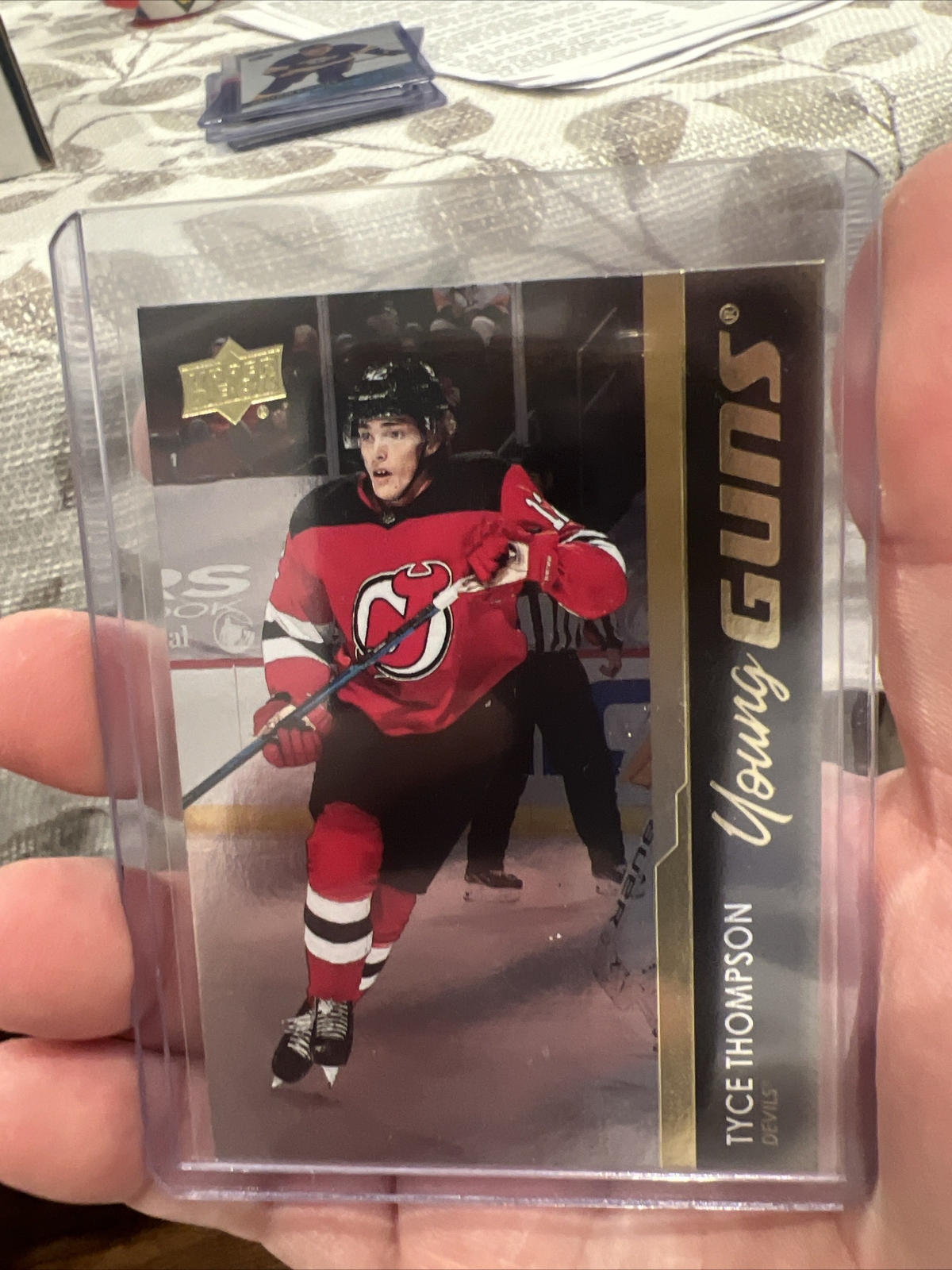 2021 22 Upper Deck Tyce Thompson Young Guns Silver Foil SP! #239