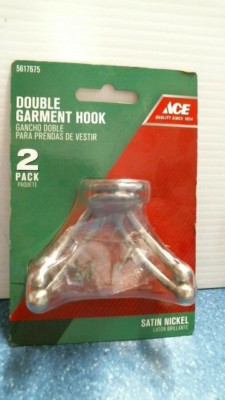 ACE Double Garment Hooks 2 Pack    (5617675)  FS