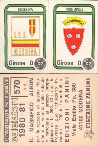 Panini Football 81 - Collection