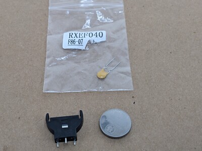 Dreamcast fan pcb Board ML2032,Battery Holder, resettable fuse solder parts kit