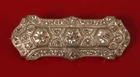 VINTAGE CLASSY EARLY RHINESTONE COSTUME JEWELRY BAR BROOCH PIN !!