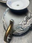 3D Moriage Dragonware Demitasse Cup & Saucer  Has Small Drainage Hole — photo 7